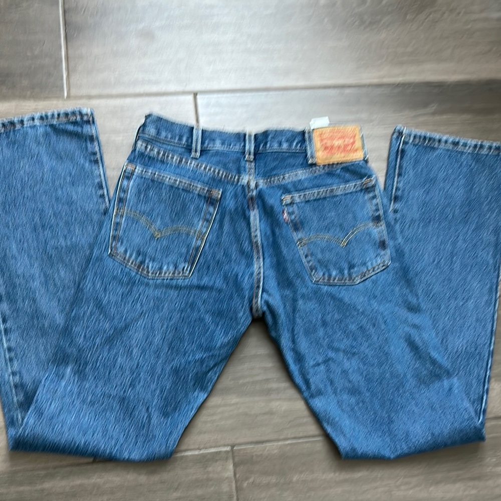 Levi's Blue Straight-Leg Jeans Timeless Style 30x34